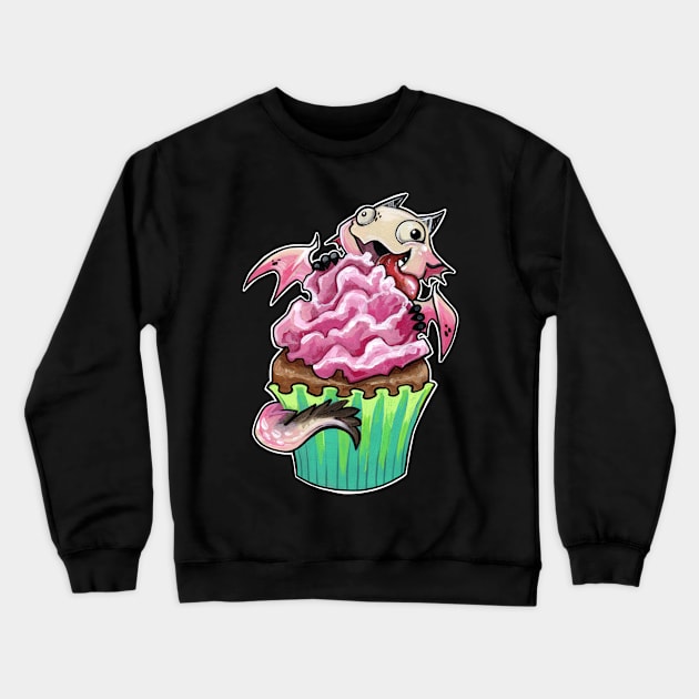 Cupcake dragon sugar rush Crewneck Sweatshirt by BiancaRomanStumpff